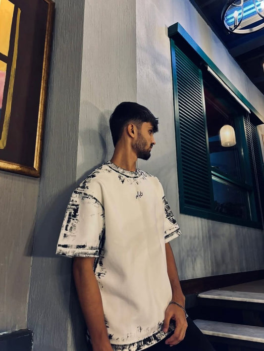 Nayab classic white tee.