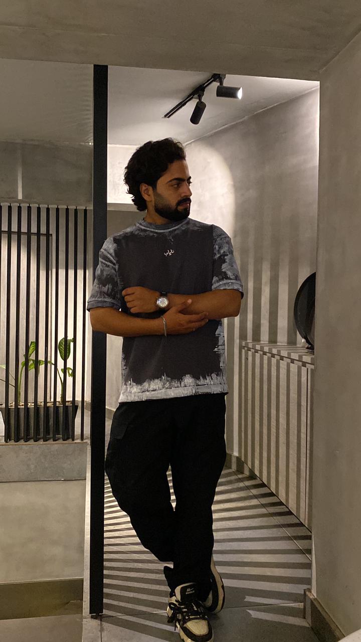 Nayab Grey Tee.